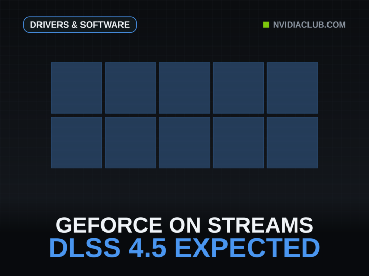Ten cells in two rows of five, one per confirmed RTX demo on the Gamescom show floor, while the stream itself stays unannounced.